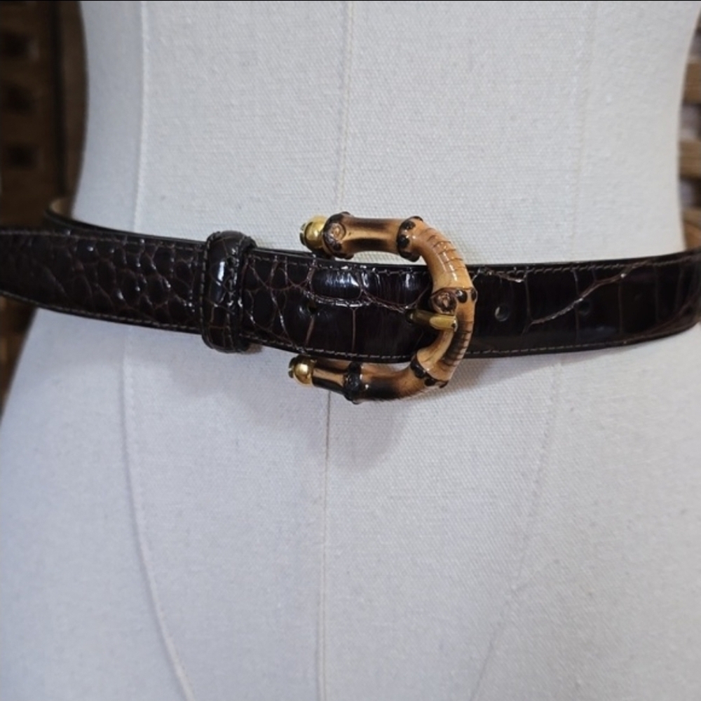 WCM New York Genuine American Alligator Belt